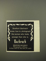 1954 Bradford Bachrach Photography Advertisement - Knows how to Photograph - £14.53 GBP