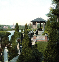 Wellesley Massachusetts Hunnewell Gardens Postcard Vintage - $12.95