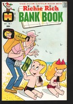 Richie Rich Bank Book #1 1972-1st issue-ice cream cover-FN- - £71.94 GBP