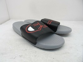 Champion Men&#39;s Super Slide Split-Script Sandals Grey/Black Size 12M - $21.37