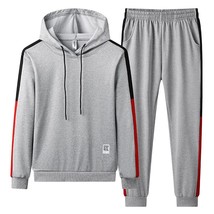 New Hooded Trauit Men Solid Color Slim Fit 2-piece-Set Including Sweater and Swe - £168.51 GBP