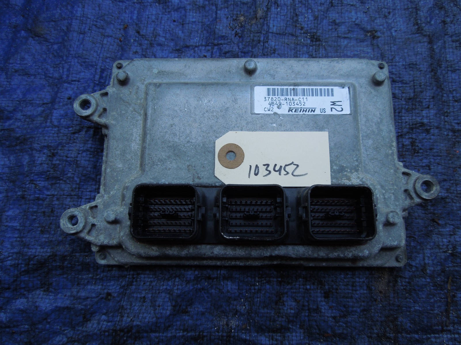 2007 Honda Civic engine computer ecu manual transmission 37820-RNA-C11 OEM 103 Item image 4