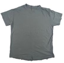 Tres Bien Womens Short Sleeve T Shirt Green Crew Neck Size Small - $13.99