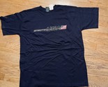 NWT Beverly Hills Polo Club Logo Blue t-shirt Size L Vintage Y2K - $13.50