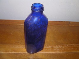 Antique Blue Glass Milk of Magnesia Made In USA Bottle without Lid – 7.75 inches - £3.98 GBP