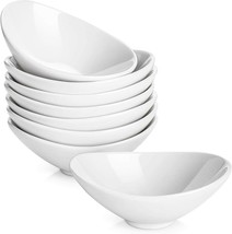 Dipping Sauce Dish Dinnerware Porcelain Bowls Serving White Soy Side Small Set 8 - £19.63 GBP