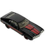 Hot Wheels &#39;72 Ford Gran Torino Sport Black Toy Car Red Grey Flames Musc... - £4.97 GBP