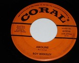 Roy Berkeley Aboline All Night Long 45 Rpm Record Vintage 1961 Coral 622... - $99.99