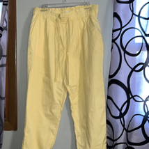 Loft, casual cuffed trousers with elastic waist band, size medium - £12.49 GBP