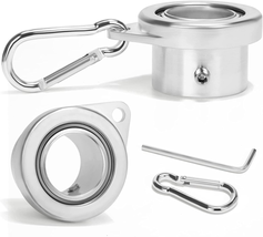 MOFEEZ Flag Pole Rings with Bearings, Fit Flagpole with 0.75-1Inch Diameter, 360 - £15.63 GBP