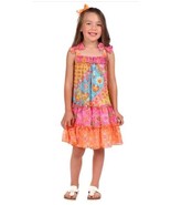 Jona MIchelle Girls Boys Sundress Multicolor Butterflies Sleeveless Tiered - $50.75 CAD