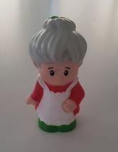 Fisher Price Little People Christmas Mrs Santa Claus North Pole Cottage Holly  - £4.80 GBP
