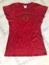 Ride to Live Live to Ride Harley Davidson Red Tee size XL Doc&#39;s Shawano WI - $22.57