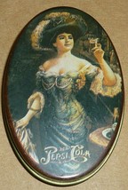 Vintage PEPSI-COLA Advertising Small Soap Mint Hard Candy Tin - £4.71 GBP