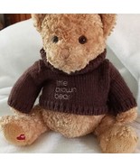 GUND Bloomingdales Little Brown Bear Turtleneck Sweater B Heart Plush St... - €36,69 EUR
