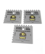 NATTCO DT 4100 Adhesive Spreader square 1/4&#39;&#39;x1/8&#39;&#39;-1/4&#39;&#39;-1/8&#39;&#39;-1/16&#39;&#39; L... - $14.99
