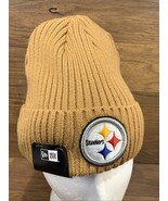 NWT New Era Pittsburgh Steelers Fleece Lined Knit Winter Beanie Hat - $23.75