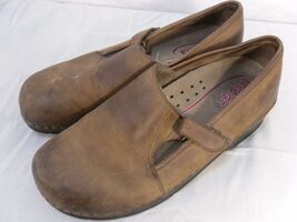 KLOGS WOMEN&#39;S sz9.5 SHOES TANISH BROWN SUEDE SLIP-RESISTANT SOLE AF100189 - $291.15 MXN