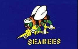 3x5 Seabees Military Navy Flag Decor - £5.83 GBP