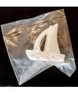 WADE WHIMSIES Nautical Series White Porcelain Sailboat Red Rose Tea Figu... - €4,23 EUR