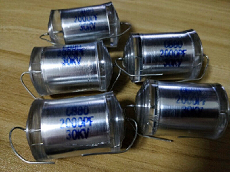 1Pc Film High Voltage Capacitor CB80 30KV 390PF-3000PF for Marx HV Ham A... - $4.77+