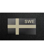 Infrared Sweden Flag Särskilda Operationsgruppen SOG Specialförbandsledninge SWE - $13.75