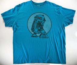 Star Wars T-shirt R2-D2 Graphic Tee XXL Turquoise Blue Droid Robot Fifth Sun - £9.48 GBP