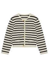  striped sweater ladies women s vintage single breasted knitted cardigan chic all match thumb200