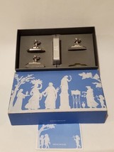 3 Wedgwood Silverplate Cherub Place Card Holders &amp; Cards In Box - $49.49