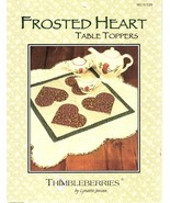 Thimbleberries Frosted Heart Table Toppers Lynette Jensen Pattern Booklet - £6.74 GBP