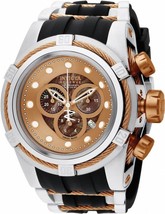 INVICTA BOLT ZEUS WATCH - ROSE GOLD CASE Model No 0829  WITHOUT  BAND - $275.00