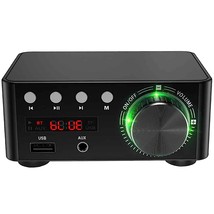 Mini Bluetoth 5.0 Power Amplifier Hi-Fi Stereo Class D Tpa3116 Digital A... - £41.80 GBP