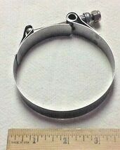 2 clamps 3.5" 1094100-0338 CLAMPCO Stainless Steel T-Bolt Clamp (2-piece... - $9.34