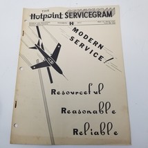 Hotpoint Servicegram November 1951 Horizontal Evaporator Refrigerator Modern - £14.17 GBP