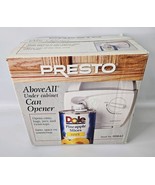 Presto AboveAll Under Cabinet Automatic Can Opener - White Brand New - $98.95