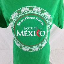 Gildan Womens Taste of Mexico T-Shirt Green Sz Medium - £7.78 GBP