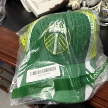NEW Adidas Portland Timbers Green Yellow MLS Soccer Youth Snapback Hat - £14.19 GBP