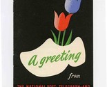 A Greeting National Post Telegraph &amp; Telephone System Service Netherland... - £14.28 GBP