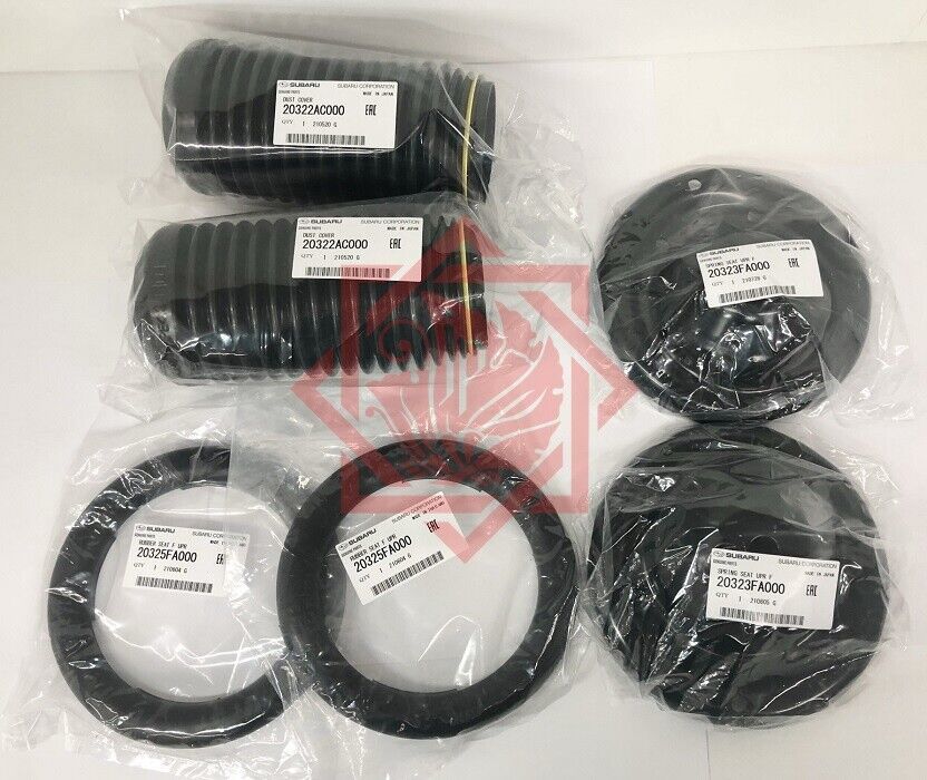 GENUINE SUBARU DUST COVER &amp; COIL SPRING INSULATOR SET 20323FA000 LEGACY ... - $149.22