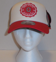 Colosseum Ohio State Trucker Men&#39;s Snapback Hat Cap OS Red White Gray Bu... - £17.17 GBP