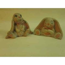 Two (2) small ceramic Easter bunny figures KE267 - £4.75 GBP