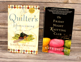 The Quilter&#39;s Homecoming &amp; The Friday Night Knitting Club- 2 books- Paperback - £9.56 GBP