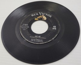 R) Elvis Presley - Ask Me - Ain&#39;t That Loving You Baby - 45 RPM Vinyl Record - £4.66 GBP