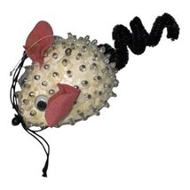 Vintage 1977 Styrofoam Christmas Mouse Ornaments Walco Products Sequins - $9.99