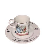 Wedgewood England Peter Rabbit Plate Saucer Tea Cup Set Beatrix Potter D... - $15.33