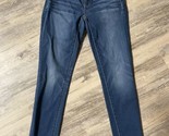 American Eagle Jeans Super Stretch X Jegging Distressed Denim Womens Size 4 - $14.49
