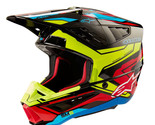 Alpinestars SM5 Action 2 Black Flo Yellow Bright Red Helmet MX Moto ATV ... - £237.70 GBP