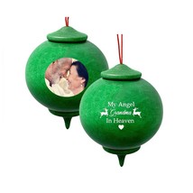 My Angel In Heaven Green Photo Bulb Ornament Urn - £31.32 GBP