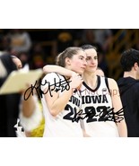CAITLIN CLARK &amp; KATE MARTIN SIGNED 8X10 PHOTO AUTOGRAPHED PICTURE IOWA H... - £15.71 GBP