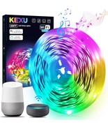 Smart Wifi Led Strip Light 50Ft Led Bedroom Lights With Music Sync And App - $447.80 MXN